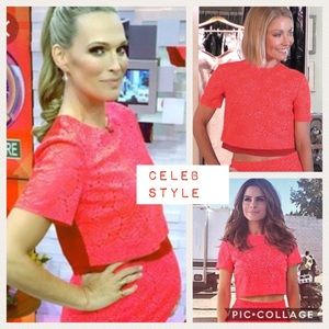 ALC FLORAL PRINT CROP TOP